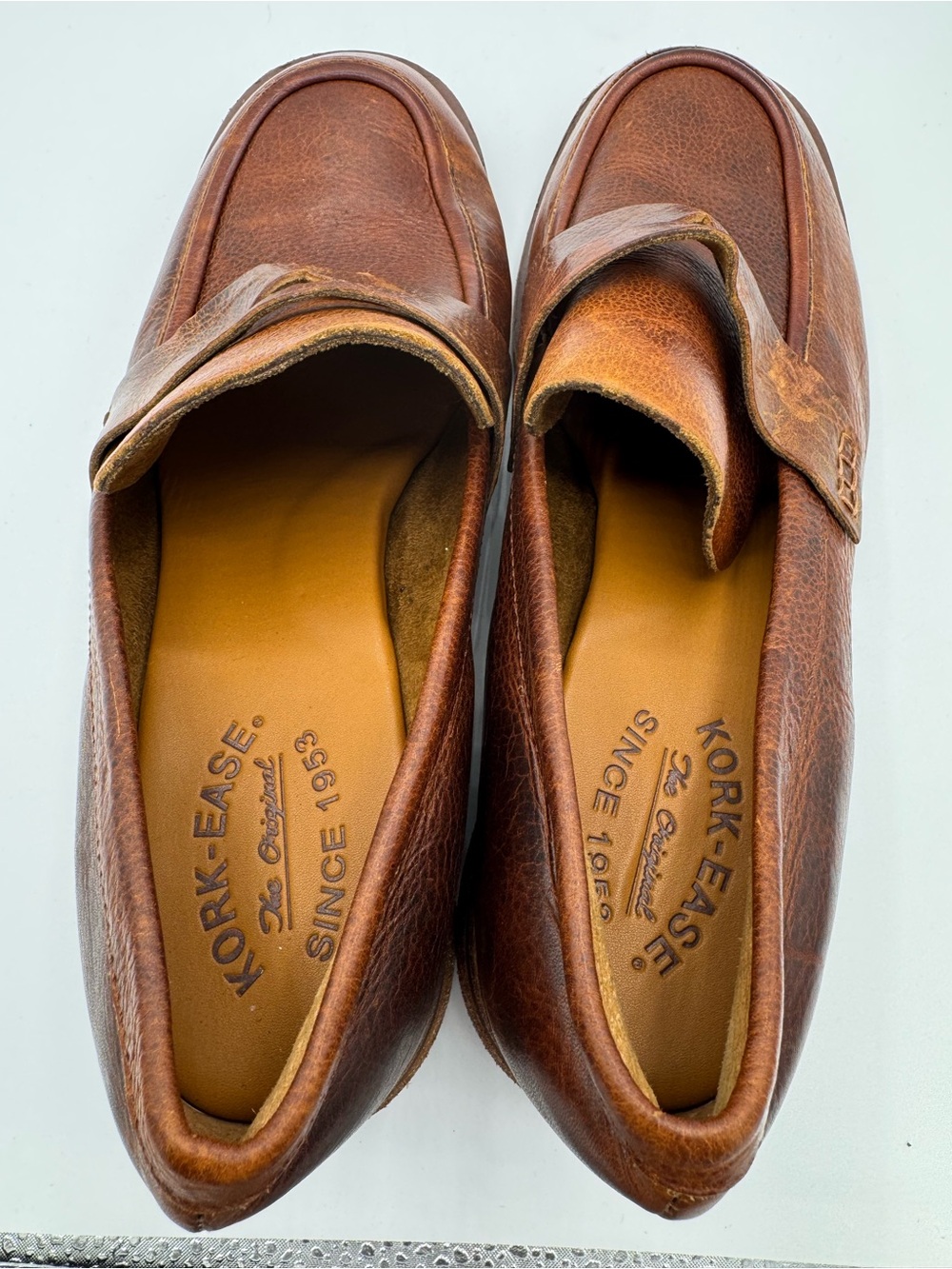 Kork-Ease Brown Leather Penny Loafers - Picture 4 of 7